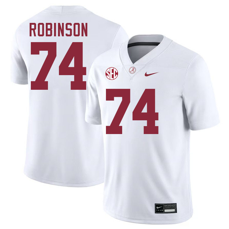 Cam Robinson Alabama Jersey,University Of Alabama Crimson Tide Football Jersey,Uniforms-White